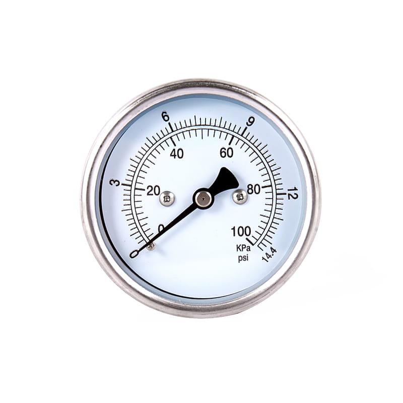 YE series diaphragm pressure gauge