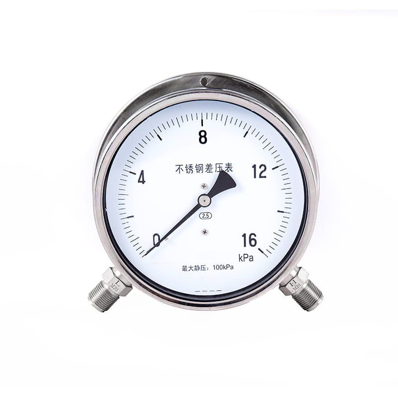 CYB series stainless steel differential pressure gauges