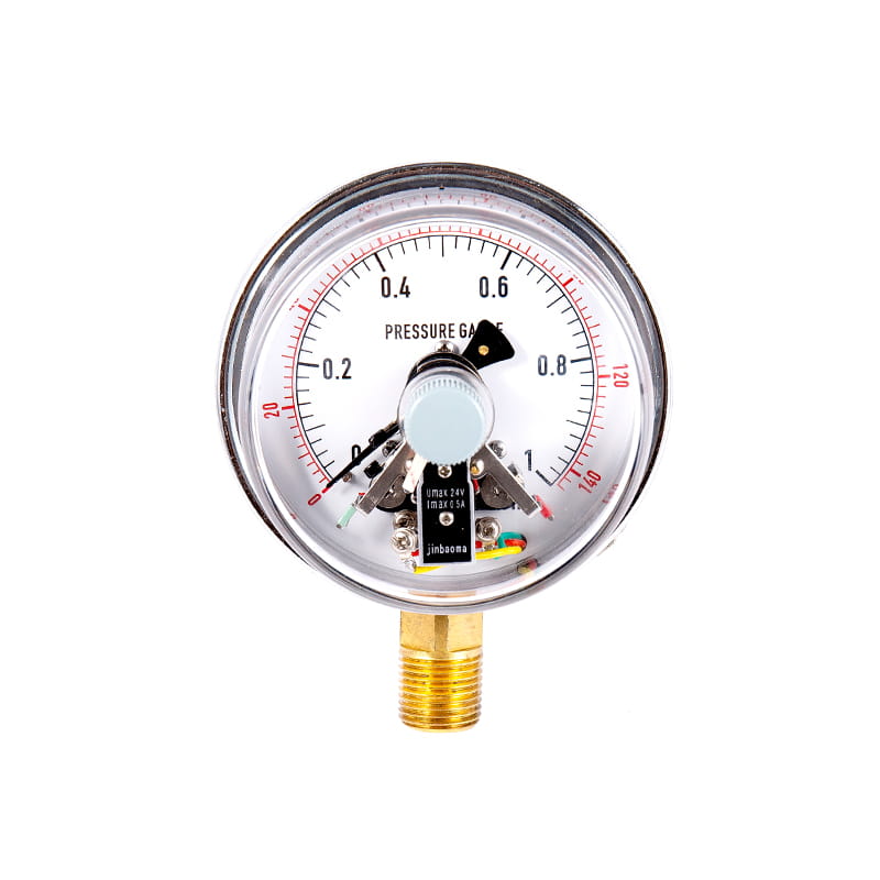 YXCm series magnetic sensitive electric contact pressure gauge