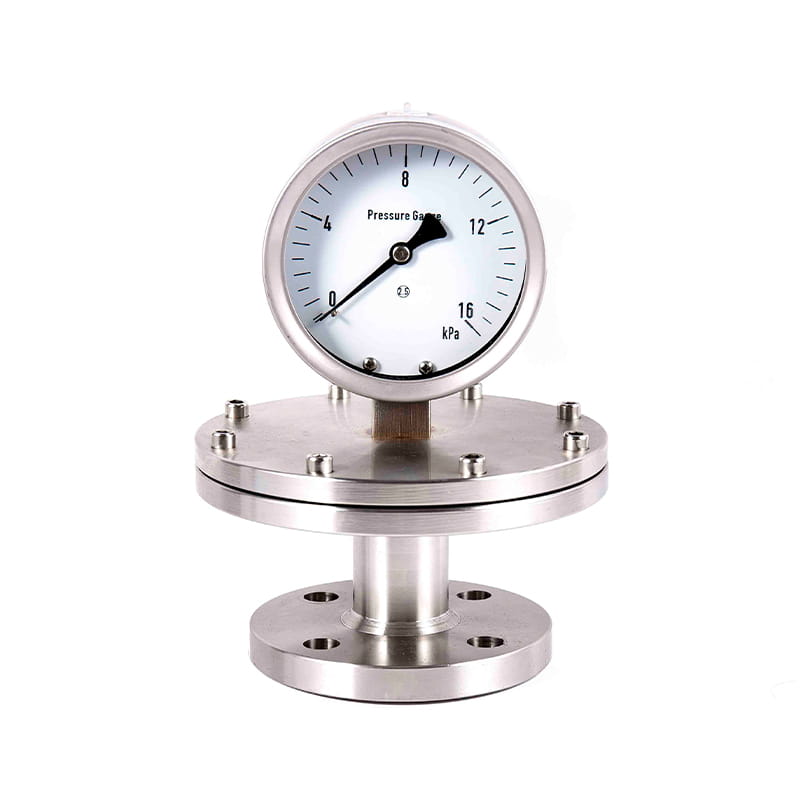 YP series diaphragm pressure gauges